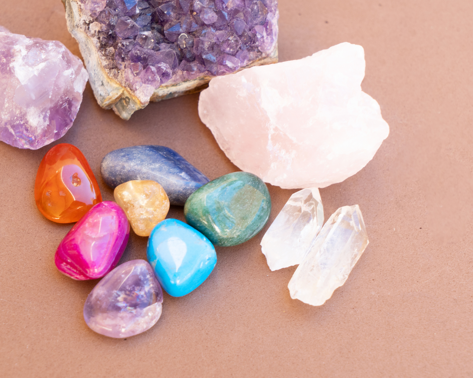 Natural Clear Quartz Healing Stones