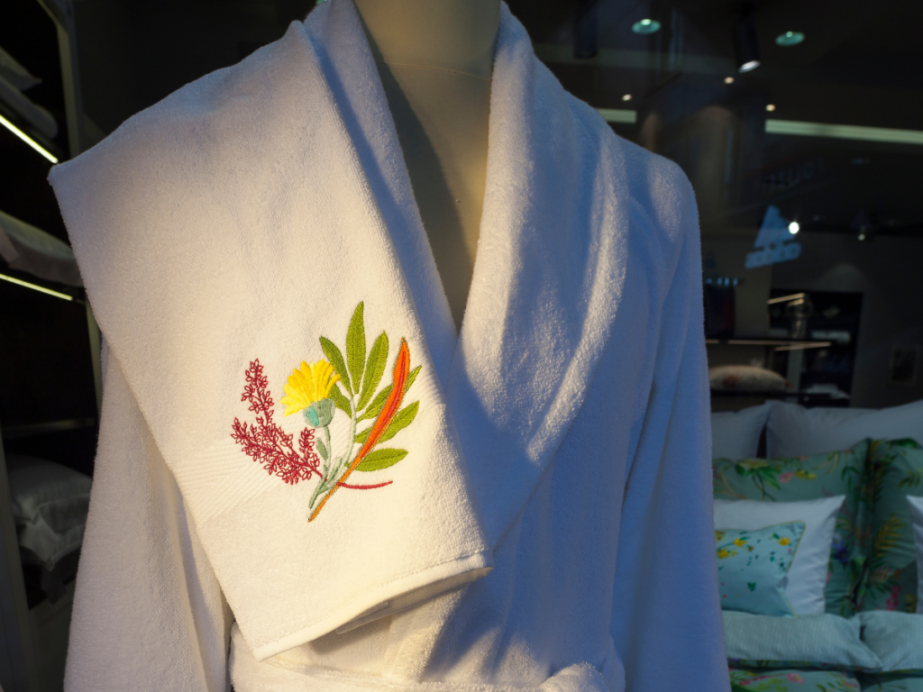 custom embroidered bathrobes uk