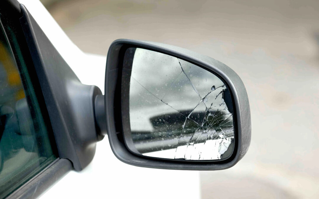 Wing mirror damage repair